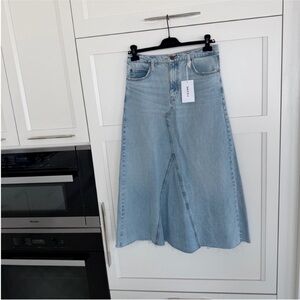 Light Blue Denim Women's Maxi Skirt…NWT